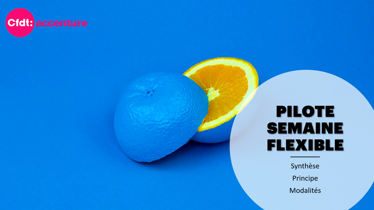 PILOTE SEMAINE FLEXIBLE